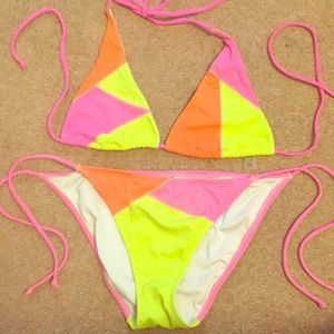 Victoria’s Secret Medium Neon String Bikini